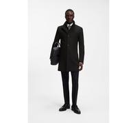 BOSS Cappotto formale in tessuto elasticizzato con micromotivo - Style H-Hyde-SU-BIB-C-254, 50552258 Nero 54