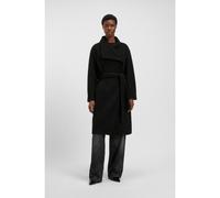 BOSS Cappotto in bouclé con cintura e colletto rialzato - Style C_Cayla, 50549084 Nero 36