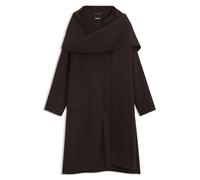 BOSS Cappotto in misto lana con sciarpa rimovibile - Style Chalet_DF, 50569078 Marrone 48