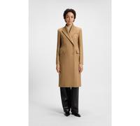 BOSS Cappotto lungo in twill con chiusura doppiopetto - Style Callaf, 50524975 Beige 44