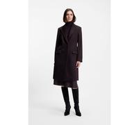 BOSS Cappotto regular fit in misto lana con revers a lancia - Style Classin, 50548371 Viola scuro 48