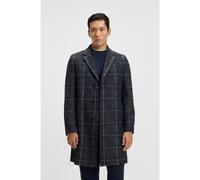 BOSS Cappotto slim fit con motivo a quadri - Style H-Hyde-J-254, 50551092 Blu a motivi 46