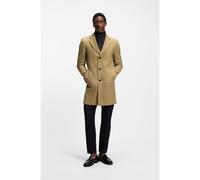 BOSS Cappotto slim fit in misto cotone con interno imbottito rimovibile - Style H-Hyde-Bib-254, 50556711 Beige 102