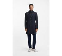 BOSS Cappotto slim fit in misto cotone con interno imbottito rimovibile - Style H-Hyde-Bib-254, 50556711 Blu scuro 58