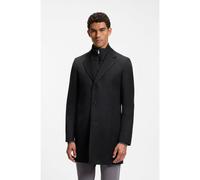 BOSS Cappotto slim fit in misto lana idrorepellente - Style H-Hyde-BIB-264, 50571865 Nero 44
