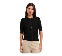 Boss - Cardigan Corto con Bottoni e Maniche Corte - - Knitwear - Donna - Nero - L