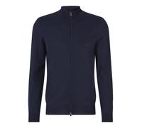 BOSS Cardigan In Lana Con Zip e Logo Regular Fit Balonso 50476347 Blu