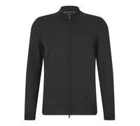 BOSS Cardigan In Lana Con Zip e Logo Regular Fit Balonso 50476347 Nero