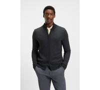BOSS Cardigan in maglia in lana vergine e cotone - Style H-Heterno, 50549950 Nero L