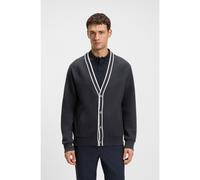 BOSS Cardigan relaxed fit con righe a contrasto - Style Sardigan GOC, 50543472 Blu scuro XXXL