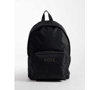 BOSS - Catch - Zaino nero con logo tono su tono One Size