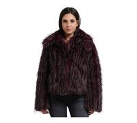 BOSS Cappotto relaxed fit in pelliccia sintetica d’effetto - Style C_Cefura1, 50568499 Rosso scuro 44