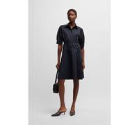 BOSS Chemisier in cotone elasticizzato con chiusura corta - Style Delaurena, 50537388 Blu scuro 50