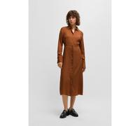 BOSS Chemisier in misto seta con colletto doppio - Style Dagate, 50531766 Arancione scuro 38