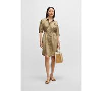 BOSS Chemisier relaxed fit in cotone elasticizzato - Style Dirisia, 50537980 Beige 44