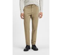 BOSS Chino con fit affusolato in satin di cotone elasticizzato - Style Chino_tapered, 50510917 Beige 33/30