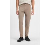 BOSS Chino con fit affusolato in satin di cotone elasticizzato - Style Chino_tapered, 50510917 Beige 38/36