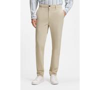 BOSS Chino con fit affusolato in satin di cotone elasticizzato - Style Chino_tapered, 50510917 Beige chiaro 38/34