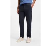 BOSS Chino con fit affusolato in satin di cotone elasticizzato - Style Chino_tapered, 50510917 Blu scuro 36/34