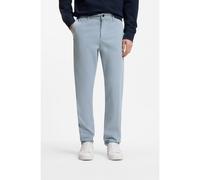 BOSS Chino con fit affusolato in satin di cotone elasticizzato - Style Chino_tapered, 50510917 Celeste 33/32