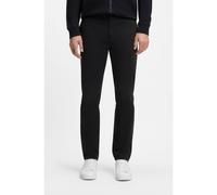 BOSS Chino con fit affusolato in satin di cotone elasticizzato - Style Chino_tapered, 50510917 Nero 46/32