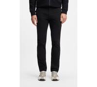 BOSS Chino slim fit in satin di cotone elasticizzato - Style Chino_slim, 50510933 Nero 30/32