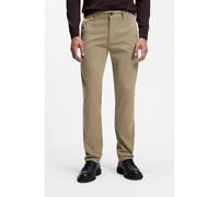 BOSS Chino slim fit in satin di cotone elasticizzato - Style Chino_slim, 50510933 Beige 38/30