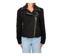 Boss - Chiodo Tweed Lurex Jacket - - Jackets - Donna - Nero - L
