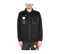 Boss - Chiusura con Zip e Collo Alto - - Sweatshirts & Hoodies - Uomo - Nero - M