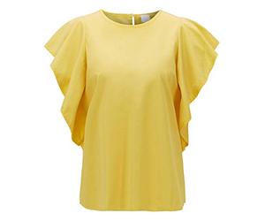 BOSS Ciguida, Camicia, Giallo (Bright Yellow 730), 44 (Taglia Unica: 38), da Donna