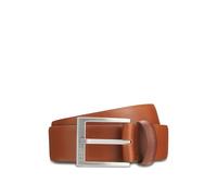 BOSS Cintura in pelle italiana con fibbia color argento - Style Erron_Sz35, 50471170 Marrone 110