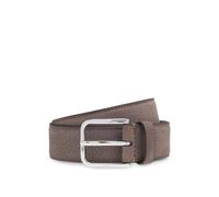 BOSS Cintura in nabuk italiano con fibbia ad ardiglione lucida - Style Madison-B1_NbSt_Sz35, 50553326 Marrone scuro 90