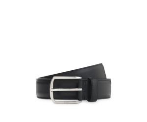 BOSS Cintura in pelle con dettagli color argento e monogramma Double B - Style Onnie-BB-Tip_Sz35, 50568638 Nero 90