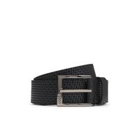 BOSS Cintura in pelle con effetto intrecciato - Style Elloy-WnPr_Sz35, 50542683 Nero 110