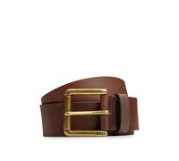 BOSS Cintura in pelle con fibbia ad ardiglione con logo - Style Joris_Sz40, 50491889 Marrone scuro 95