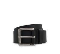 BOSS Cintura in pelle con fibbia ad ardiglione con logo - Style Joris_Sz40, 50491889 Nero 100