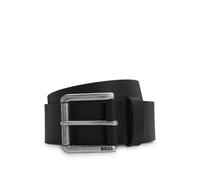 BOSS Cintura in pelle con fibbia ad ardiglione con logo - Style Joris_Sz40, 50491889 Nero 105
