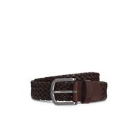 BOSS Cintura in pelle intrecciata con passante con logo - Style Sash-Wn2_Sz35, 50471279 Marrone scuro 100