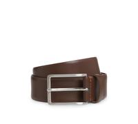 BOSS Cintura in pelle italiana con fibbia ad ardiglione - Style Erman-L_Sz35, 50491834 Marrone 90