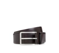 BOSS Cintura in pelle italiana con fibbia ad ardiglione - Style Erman-L_Sz35, 50491834 Marrone scuro 105
