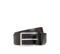 BOSS Cintura in pelle italiana con fibbia ad ardiglione - Style Erman-L_Sz35, 50491834 Marrone scuro 85