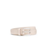 BOSS Cintura in pelle italiana con fibbia ad ardiglione - Style Navya-W-St_Sz25, 50558768 Beige chiaro 95