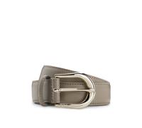 BOSS Cintura in pelle italiana con fibbia color oro - Style Carol-St-G_Sz30, 50536887 Beige 70