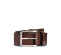 BOSS Cintura in pelle italiana con fibbia con logo inciso - Style Jor-V_Sz40, 50471321 Marrone scuro 100
