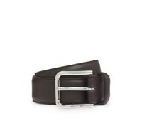 BOSS Cintura in pelle italiana con fibbia con logo - Style Navya-St_Sz35, 50553388 Marrone scuro 95