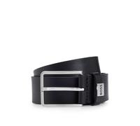 BOSS Cintura in pelle italiana con passante con logo - Style Elio_Sz35, 50529898 Nero 115