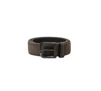 BOSS Cintura business in pelle con fibbia lucida color canna di fucile - Style Madison-B1_SdGm_Sz35, 50574430 Verde scuro 85