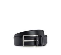 BOSS Cintura in pelle italiana con fibbia ad ardiglione - Style Erman-L_Sz35, 50491834 Nero 80