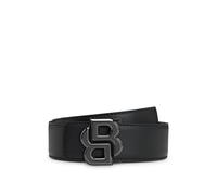 BOSS Cintura reversibile con fibbia con monogramma Double B - Style B_Icon-Gr-St_Sr35, 50529609 Nero 95