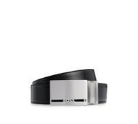 BOSS Cintura reversibile in pelle italiana con fibbie intercambiabili - Style Galliz_Gb35_pp, 50481069 Nero pz.